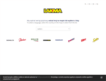 Tablet Screenshot of lakma.com